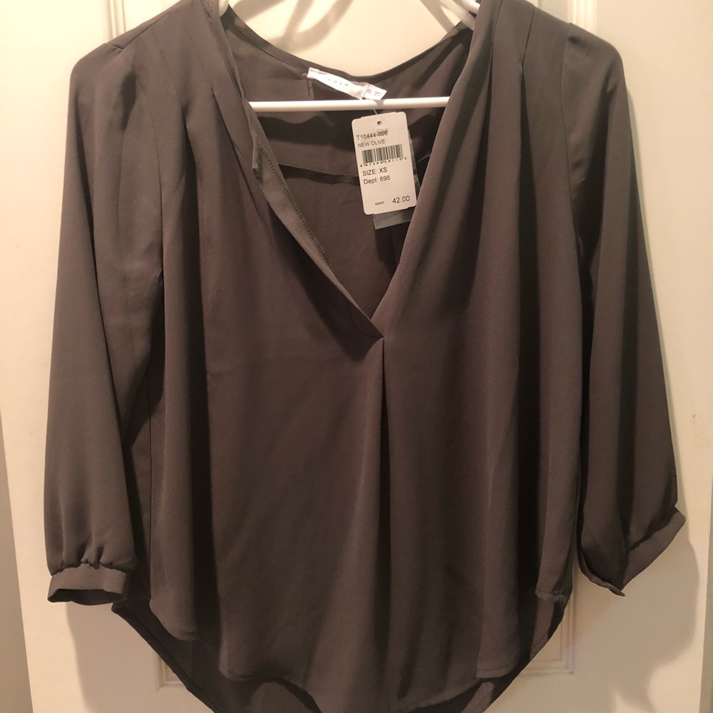 Lush Olive green blouse
